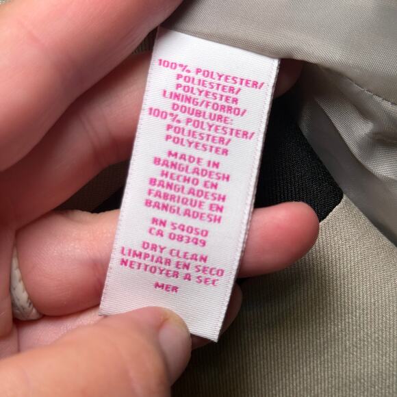 9 & Co Women's Suit Separates Dress Set Suit Blazer Jacket Gray Black Size 6 - Picture 7 of 12